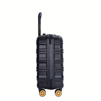 TSA Approved 18.5" Hard Shell Carry On Suitcase With 360° Spinner Wheels And Adjustable Pull Rod - Ideal For Business Travel