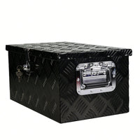 20 Inch Lightweight Aluminum Tool Box For Truck RV ATV Outdoor Storage Organizer With Lock And Side Handle