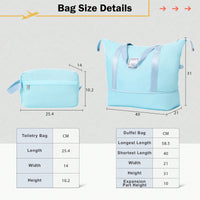 Lightweight Expandable 2 Piece Luggage Set With Spinner Wheels TSA Lock 20inch And 24inch Suitcases Travel Duffel And Toiletry Bag