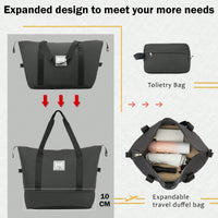 Lightweight Expandable 2 Piece Luggage Set With Spinner Wheels TSA Lock 20inch And 24inch Suitcases Travel Duffel And Toiletry Bag