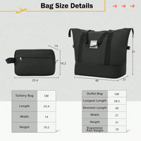 Lightweight Expandable 2 Piece Luggage Set With Spinner Wheels TSA Lock 20inch And 24inch Suitcases Travel Duffel And Toiletry Bag