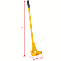 Efficient Pallet Disassembly Tool With 43in Long Handle For Easy Board Removal And DIY Projects
