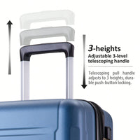 Expandable Lightweight 2-Piece Luggage Set With TSA Lock 20inch And 24inch Hard Shell Suitcases With 360° Spinner Wheels