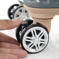 20in Aluminum Carry-On Luggage with USB Port Spinner Wheels TSA Lock and Cup Holder for Travel Business and Beach