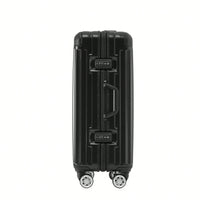 20in Aluminum Carry-On Luggage with USB Port Spinner Wheels TSA Lock and Cup Holder for Travel Business and Beach