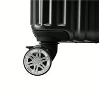 20in Aluminum Carry-On Luggage with USB Port Spinner Wheels TSA Lock and Cup Holder for Travel Business and Beach