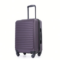 20 Inch Lightweight Spinner Carry On Suitcase with Multi-Color Options and Spacious Interior Free Non-Woven Bag Gift