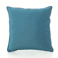 Water Resistant  Outdoor Patio Pillow With Polyester Fiberfill - 18x18 Inches