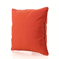 Water Resistant  Outdoor Patio Pillow With Polyester Fiberfill - 18x18 Inches