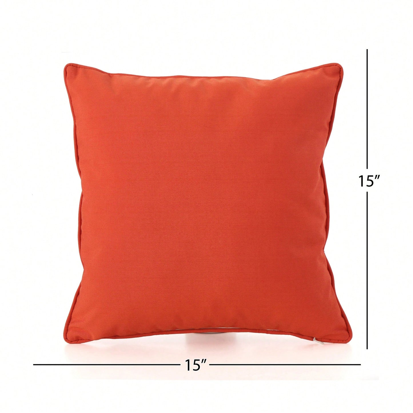 Water Resistant  Outdoor Patio Pillow With Polyester Fiberfill - 18x18 Inches