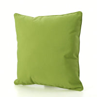 Water Resistant  Outdoor Patio Pillow With Polyester Fiberfill - 18x18 Inches