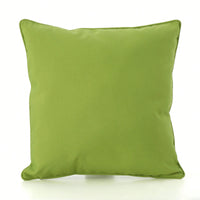 Water Resistant  Outdoor Patio Pillow With Polyester Fiberfill - 18x18 Inches