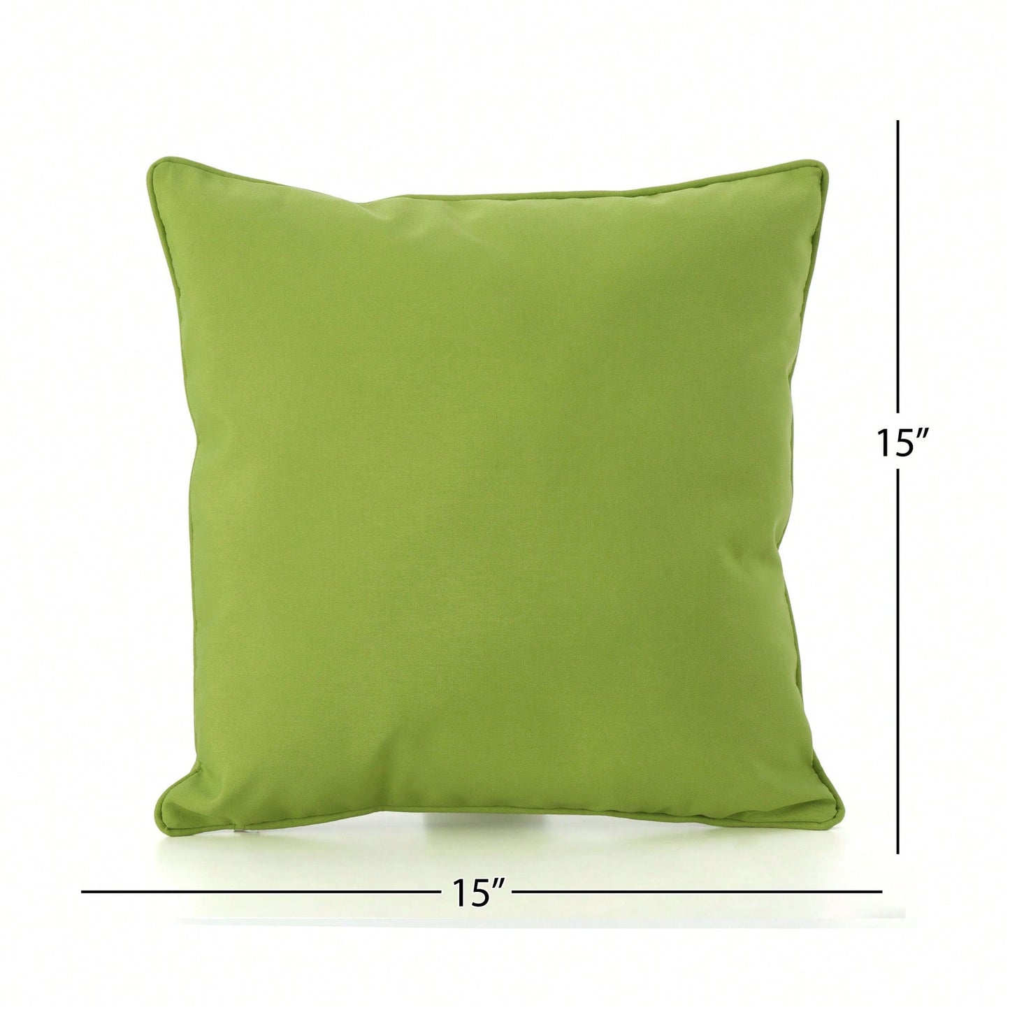 Water Resistant  Outdoor Patio Pillow With Polyester Fiberfill - 18x18 Inches