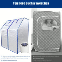 Portable Home Steam Sauna Tent With Heater And Chair For Personal Spa Experience