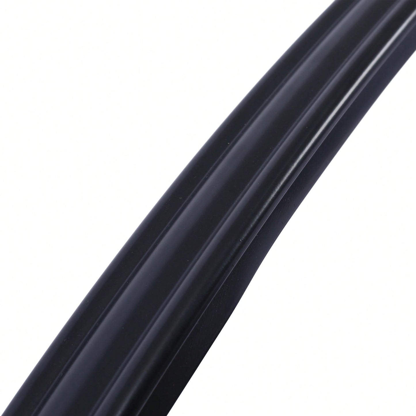 Black Powder Coated Wrought Iron Handrail for 2 or 3 Steps Easy Install Low Maintenance for Concrete and Wood Stairs