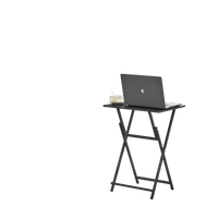 Folding TV Tray Table Portable Rustic Snack Table For Small Spaces Easy To Store No Assembly Required