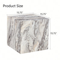 Modern Gray Textured MDF Coffee Table Stylish Design Easy Assembly Elevate Your Living Space