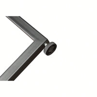 Modern Round Metal And Wood Coffee Table For Living Room With Adjustable Floor Protectors And Easy Clean Surface