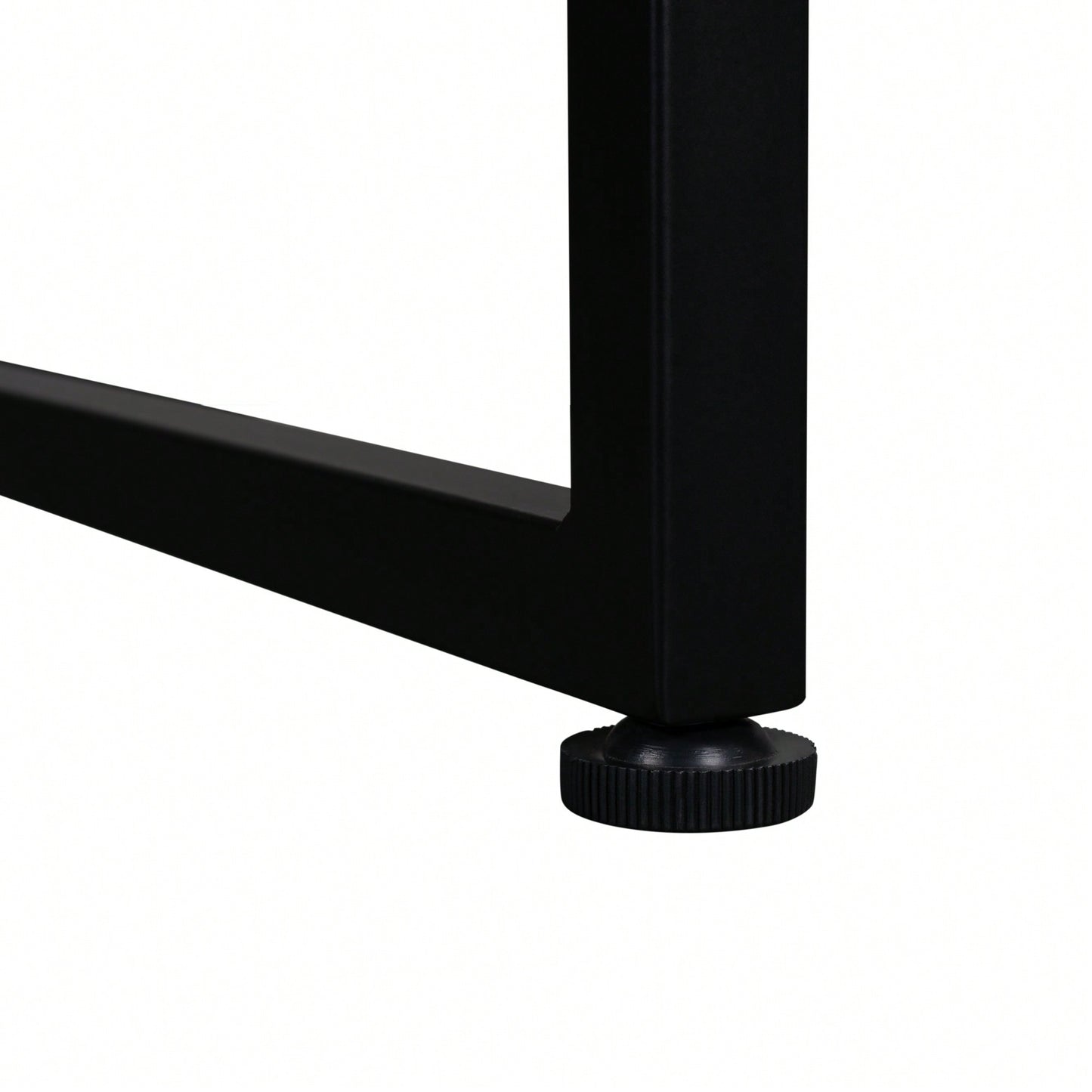 Modern Round Metal And Wood Coffee Table For Living Room With Adjustable Floor Protectors And Easy Clean Surface