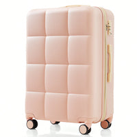 4 Piece Expandable Luggage Set With USB Port 20 Inch Carry On Durable ABS Hard Shell Suitcase Spinner Wheels Travel Bag And Cup Holder