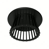 Round Coffee Table Set Of 2 With Grille Design For Living Room Bedroom And Balcony Scratch Resistant Waterproof Pine Wood Base