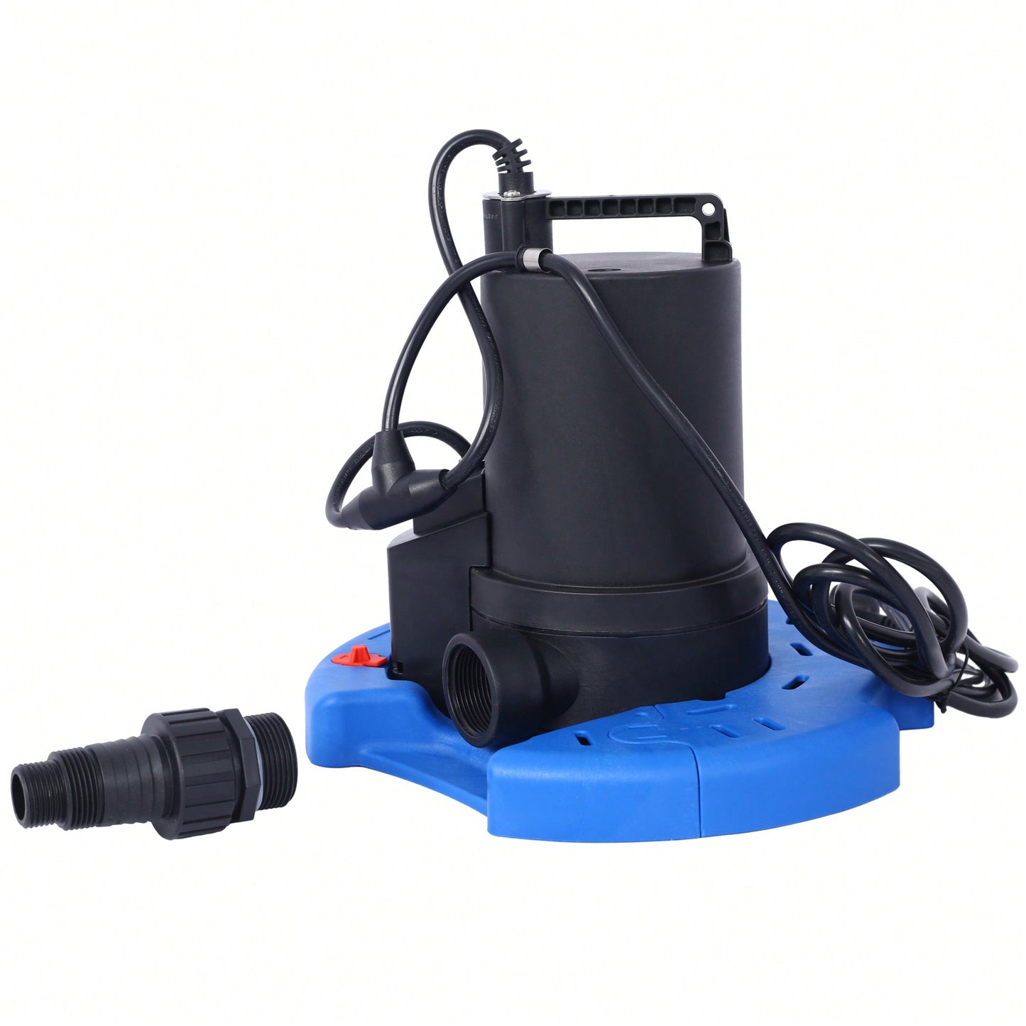 1/4 Automatic Submersible Pool Cover Pump 1850 GPH Water Removal For Pools Hot Tubs Rooftops And More With 3/4 Check Valve Adapter