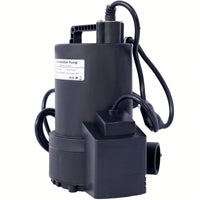 1/4 Automatic Submersible Pool Cover Pump 1850 GPH Water Removal For Pools Hot Tubs Rooftops And More With 3/4 Check Valve Adapter