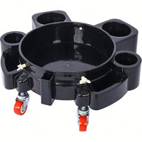 5 Gallon Rolling Bucket Dolly With Swivel Casters For Car Wash Detailing And Easy Maneuvering