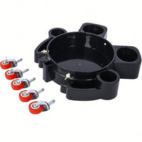 5 Gallon Rolling Bucket Dolly With Swivel Casters For Car Wash Detailing And Easy Maneuvering