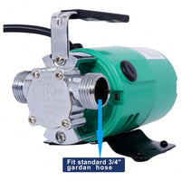 Portable Electric Water Transfer Pump 115V 330 GPH For Garden Hot Tub Pool Pond Aquarium With 6ft Hose Quiet Durable Energy Efficient