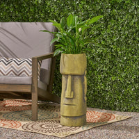 Elegant Outdoor Stone Urn Planter For Lush Greenery And Stylish Decor