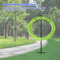 Heavy Duty Removable Freestanding Garden Hose Holder For Outdoor Patio - Detachable And Space-Saving Design