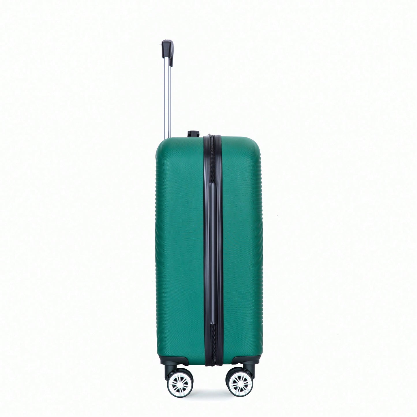 4-Piece Lightweight ABS Luggage Set With Makeup Case And 360° Spinner Wheels