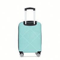 4-Piece Lightweight ABS Luggage Set With Makeup Case And 360° Spinner Wheels