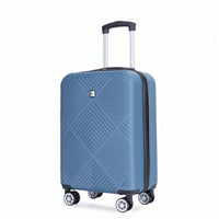 4-Piece Lightweight ABS Luggage Set With Makeup Case And 360° Spinner Wheels