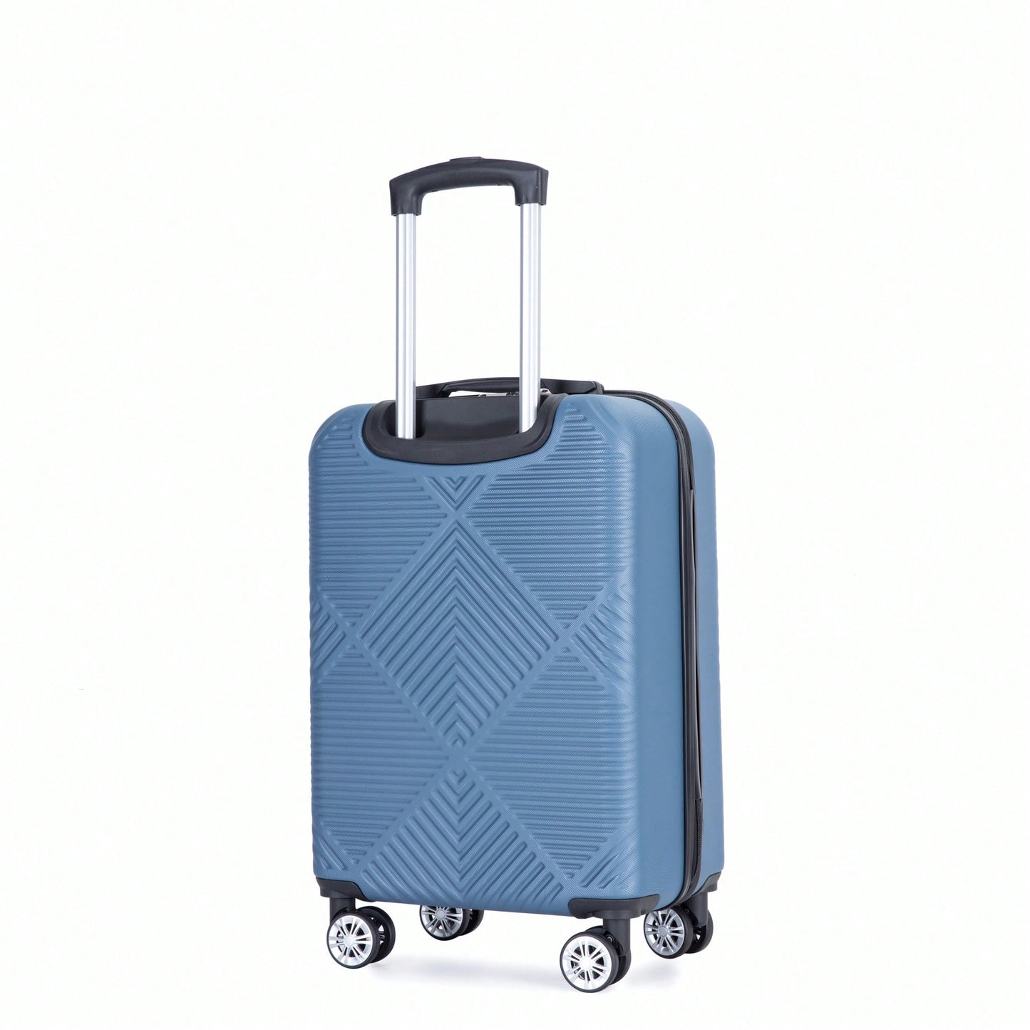 4-Piece Lightweight ABS Luggage Set With Makeup Case And 360° Spinner Wheels