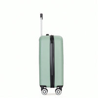 4-Piece Lightweight ABS Luggage Set With Makeup Case And 360° Spinner Wheels