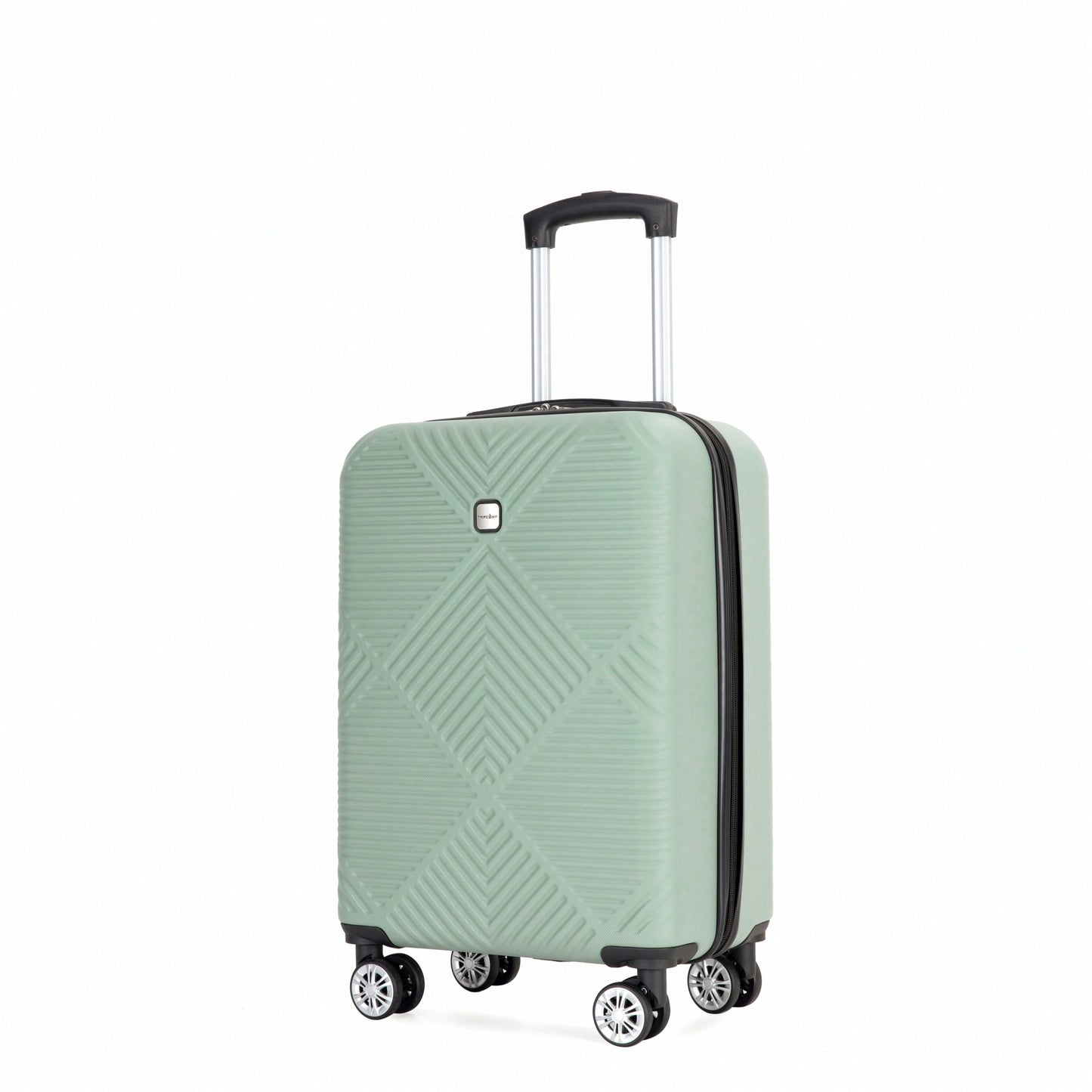 4-Piece Lightweight ABS Luggage Set With Makeup Case And 360° Spinner Wheels