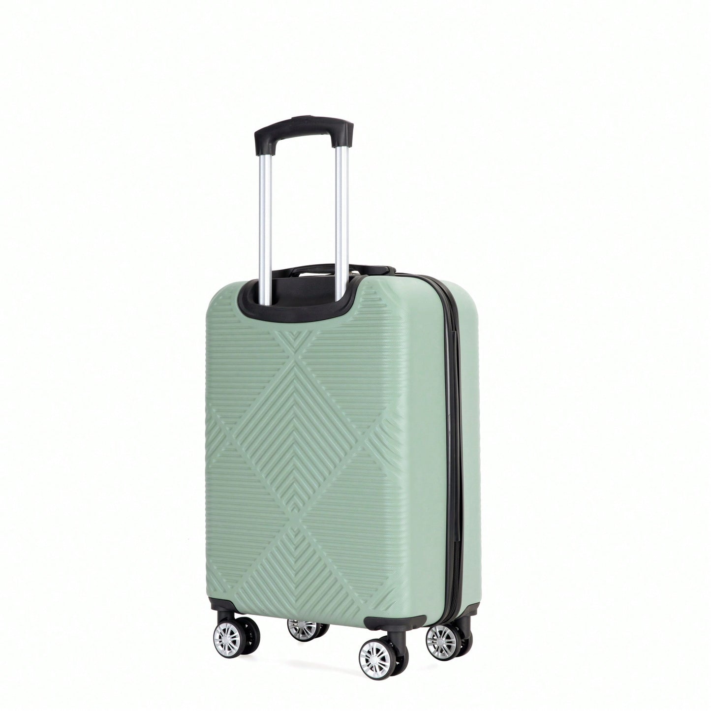 4-Piece Lightweight ABS Luggage Set With Makeup Case And 360° Spinner Wheels