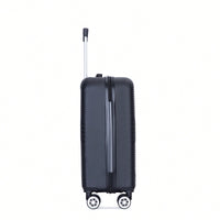 4-Piece Lightweight ABS Luggage Set With Makeup Case And 360° Spinner Wheels