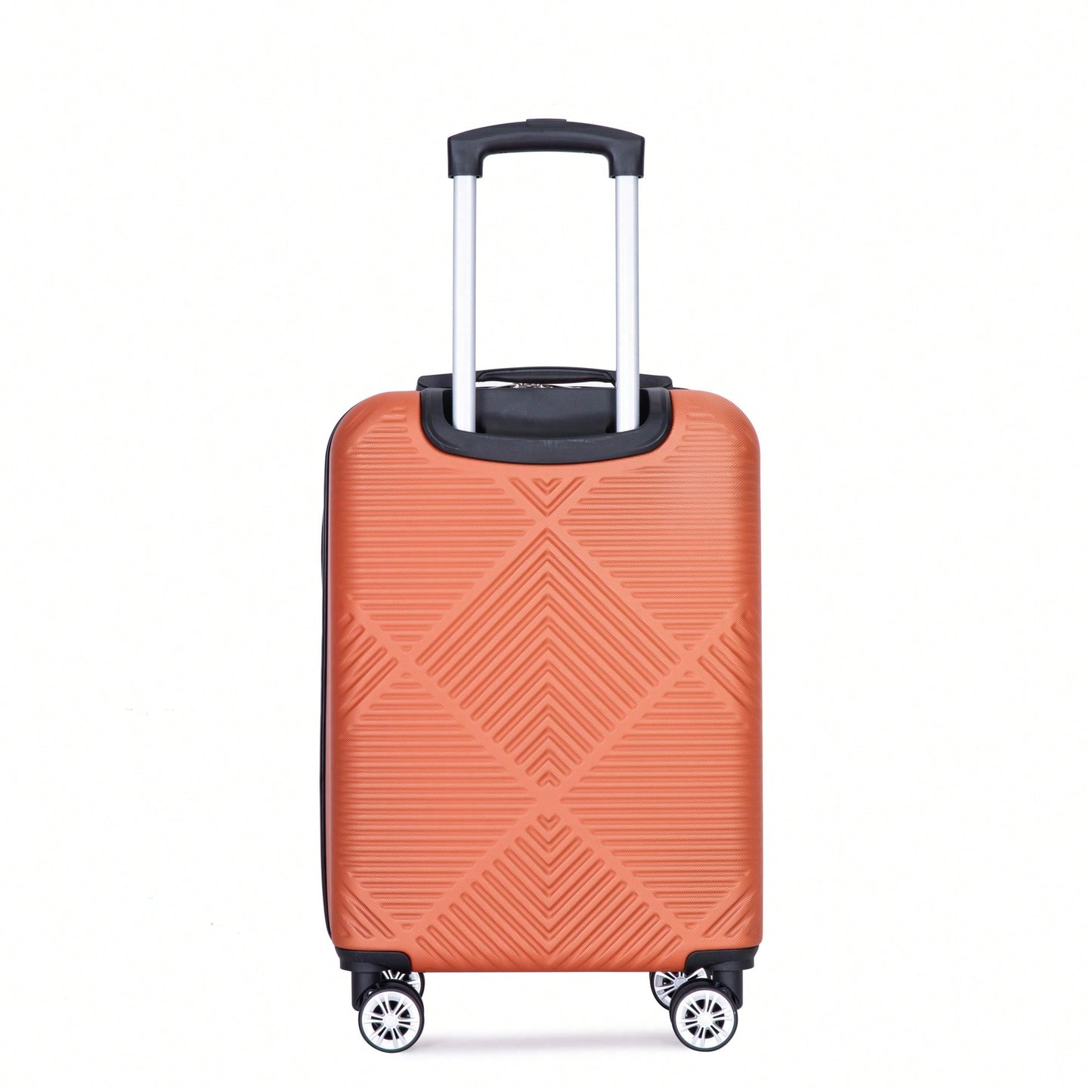 4-Piece Lightweight ABS Luggage Set With Makeup Case And 360° Spinner Wheels