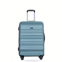 Expandable 3-Piece Lightweight PC Luggage Set With TSA Lock, Spinner Wheels, And Hooks