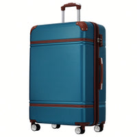 Lightweight Hardshell 24-Inch Spinner Suitcase Set With TSA Lock - Stylish Black Travel Luggage With Dual Wheels And Extra Bags