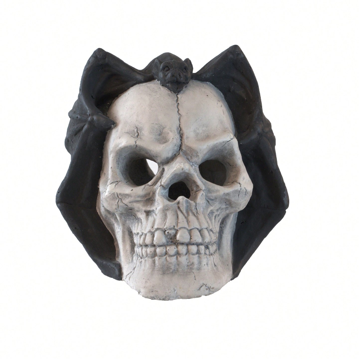 Spooky Demon Skull Gas Log for Ventless Fireplaces Ideal for Halloween and Outdoor Fire Pits