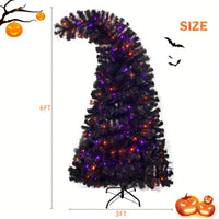 6FT Bendable Style Artificial Christmas Tree With 1,080 Lush Branch Tips & 300 LED Lights - Perfect For Halloween And Holiday Decorations