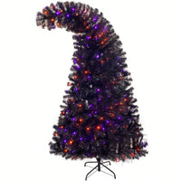 6FT Bendable Style Artificial Christmas Tree With 1,080 Lush Branch Tips & 300 LED Lights - Perfect For Halloween And Holiday Decorations