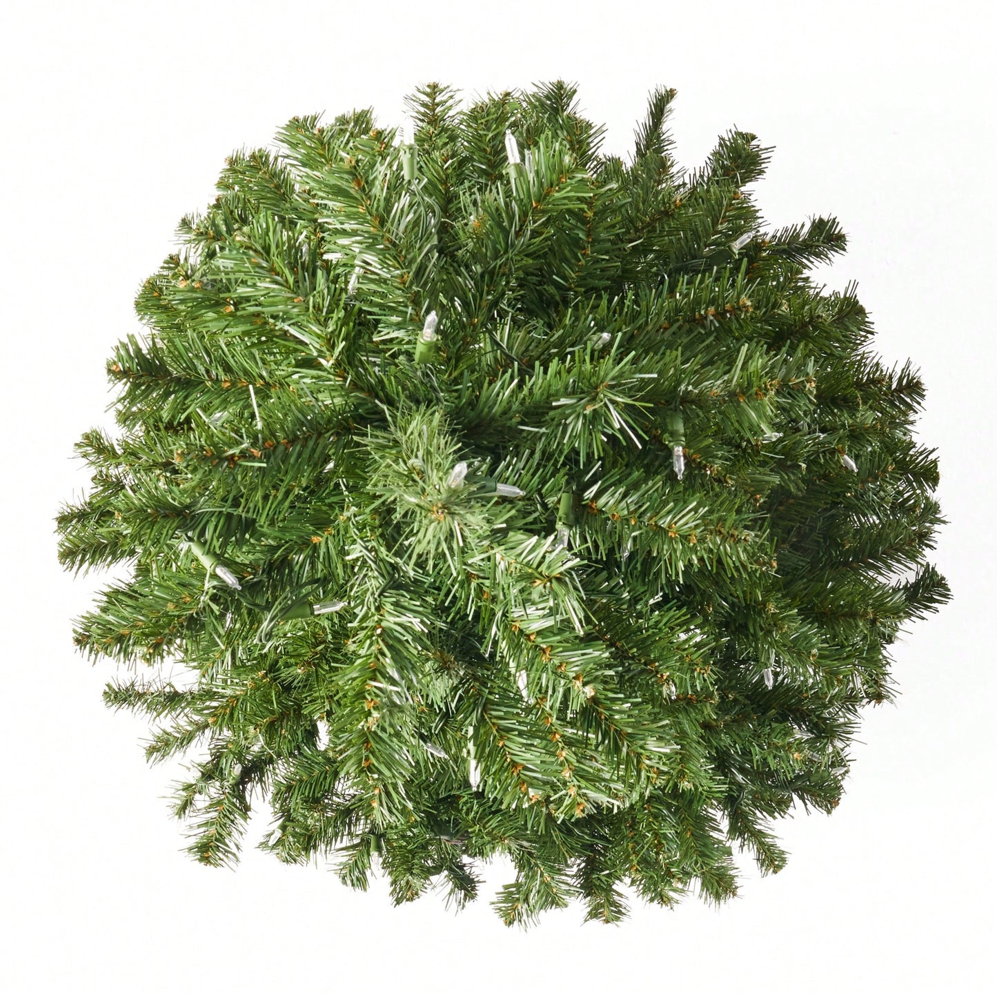 4.5-Foot Hinged Artificial Christmas Tree With 200 Clear UL-Certified Lights - 32-Inch Diameter
