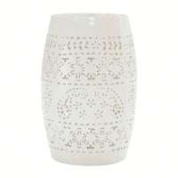 Elegant White 12-Inch Side Table For Versatile Home Decor