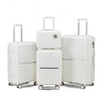 Versatile 4-Piece Lightweight Expandable Luggage Set (14/20/24/28) - Durable Travel Suitcases For Every Journey