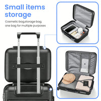 Versatile 4-Piece Lightweight Expandable Luggage Set (14/20/24/28) - Durable Travel Suitcases For Every Journey